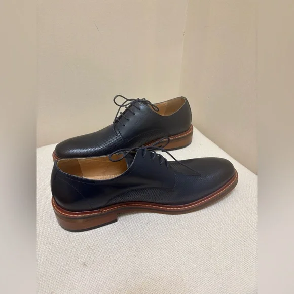 Ritizen Shoes Mens Size 8.5 Blue Leather Lace Up Oxford *NWOT* never worn! - Picture 16 of 16